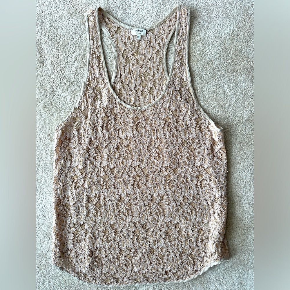 Wilfred lacy tank top